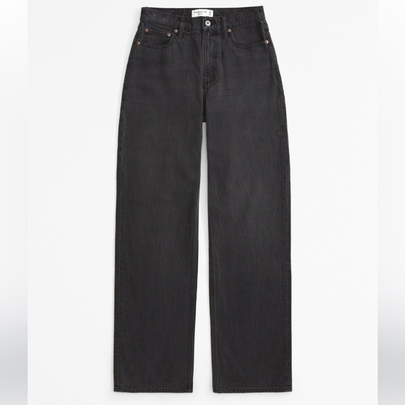 Abercrombie & Fitch The Loose High Rise Grey Jeans -Women’s 29/8XS - Picture 10 of 11